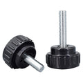 Knob Screw Rivets Metric Nylon Plastic Knurled Knob Bolts 14 X 20 X 1 8/32 Six Star Thumb Screw Plastic Cap