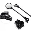 Superbsail MTB Rearview Mirror Flexible Bicycle Safety Round Handlebar Mirror Replacement Simple Installation Bike Accessories