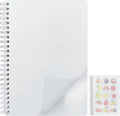 Myway A5 Size 40 Sheets Blank Release Paper Organizer Book Reusable UV Printed Sticker Storage and Collection Album