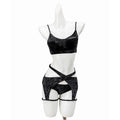 Factory Wholesale Price Black Velvet Pole Ladies Gym Sports Clothes Women Low Waist Pants Training Dance Wear Set