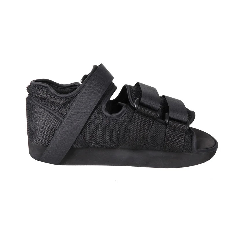Flat Plaster Forefoot Decompression Adjustable Breathable Fitness Safety Shoes Postoperative Toe Injury Open Wearing