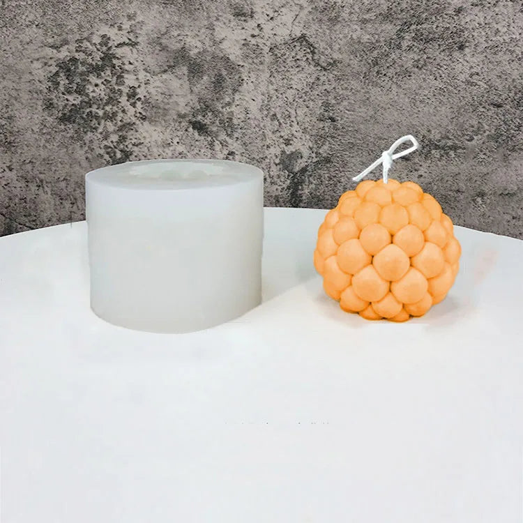 YS Wholesale  Bubbles Candle Silicone Mold for Handmade Desktop Decoration Gypsum Epoxy Resin Aromatherapy Candle Silicone Mould