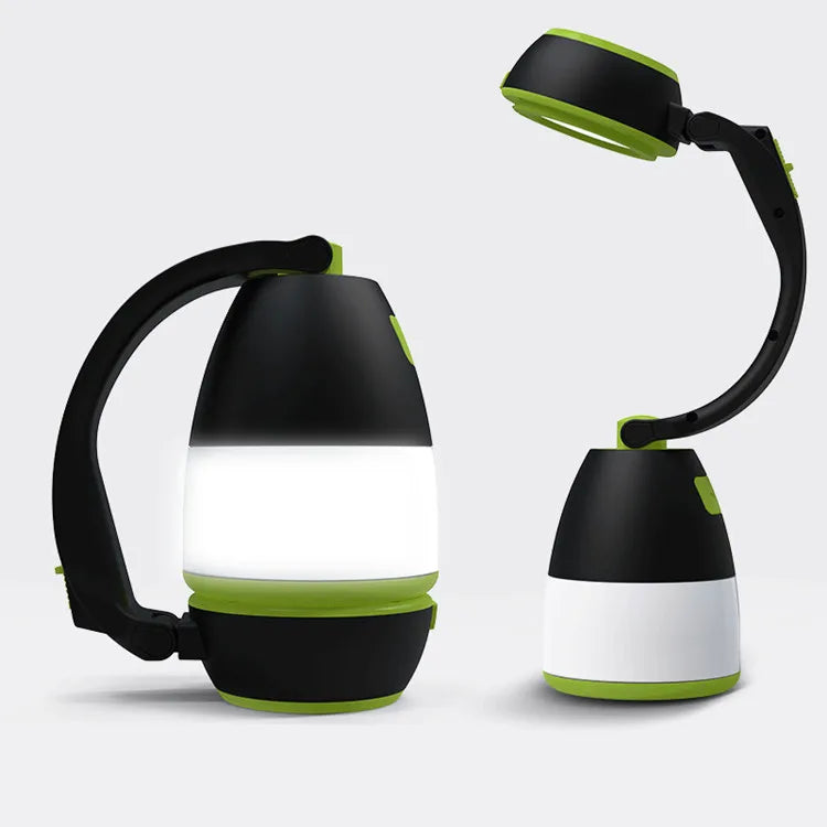 Factory Price Multifunction Portable Emergency Green Led Camping Lamp Light with Usb Rechargeable for Outdoor