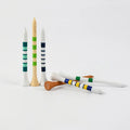 Custom 3.25" Natural Bamboo Golf Tees Eco-Friendly Durable & Biodegradable OEM Logo Training Equipment Factory Wholesale Supply