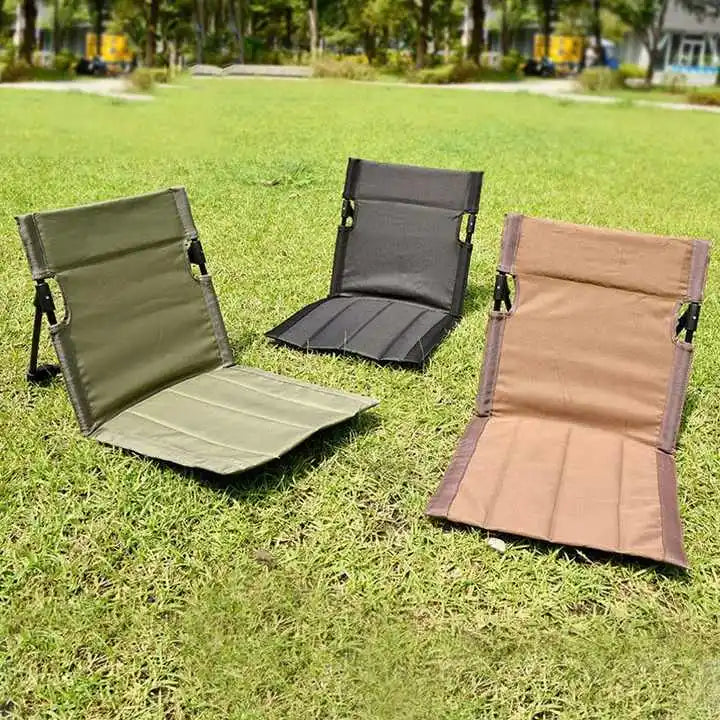 Outdoor Furniture Portable Camping Backrest Folding Chair for Sand Camping Fishing Lawn Concert Travel Festival Popular