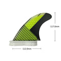 Hot Sales Fiberglass G5 Double Tabs 2 Surfboard Fins
