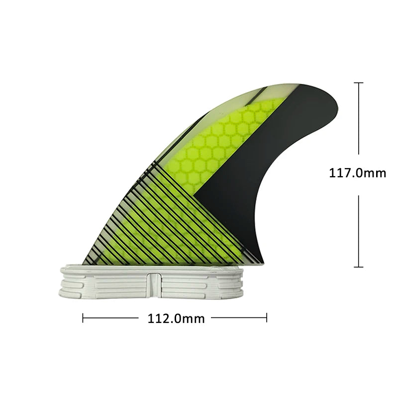 Hot Sales Fiberglass G5 Double Tabs 2 Surfboard Fins