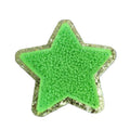 Green Star Embroidery Patches Custom Colors Chenille Embroidery Patches Iron-on Patches for Clothing