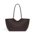 Custom Genuine Leather Braided Vintage Cowhide Handmade Herringbone Weaving Basket for Handbag and Vacation Shoulder Tote Bag