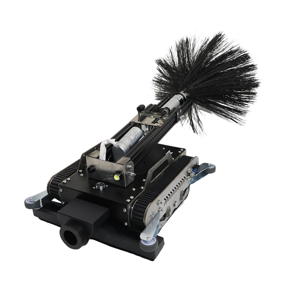 Smart Telescopic Air Duct Cleaning Robot with Real-Time HD Video Monitoring