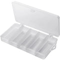 Box002 17.5*9.5*2.8cm  Multiple Compartments Transparent Fly Fishing Tackle Box Jigging Lure PVC Hook Fishing Accessories Box