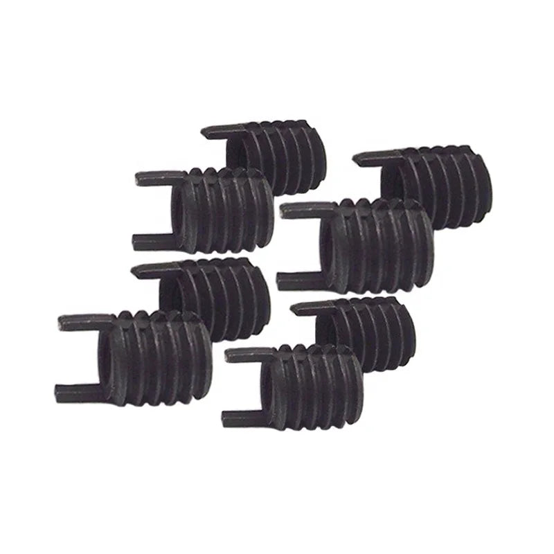 Miniature 4-40 Steel Wire Threaded Sleeve Screw Lock Insert Carbon Steel Compatible Fully Threaded Right Hand Inch Locking Type