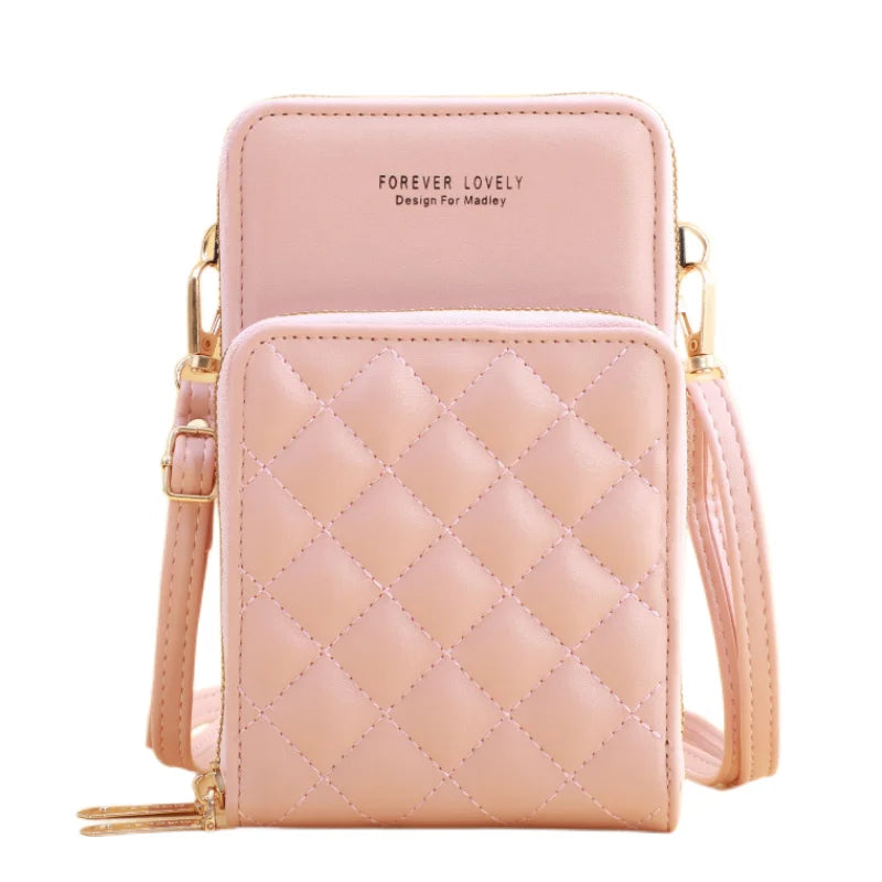 Wholesale Waterproof Phone Bag for Women Cash Card Holder Crossbody Shoulder Wallet Bag Touch Screen Phone Purses Bag