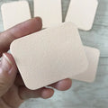 Factory Price White SBR Latex Makeup Sponge Puffs Rectangle Cosmetic Foundation Sponges