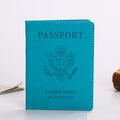 Wholesale Personalized PU Fashion Passport Holder Family Travel Case Toefl Organizer No Closure