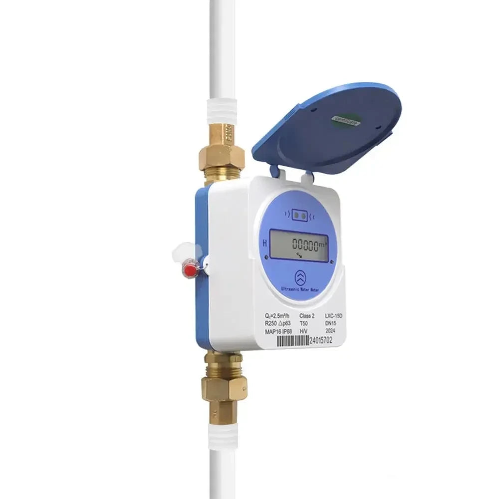 Zemismart Tuya Smart Zigbee Ultrasonic Water Meter DN15 DN20 DN25 Water Consumption Measurement with LCD Digital Display IP68 MegaBDM
