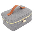 Cation Polyester Fabric Brush Storage with Compartments Palette Case Makeup Sponge Case Makeup Pouch ESD Box With Divider OEM