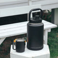 64oz 128oz Outdoor  Camping Customized 304 Stainless Steel Insulated Beer Growler Big Capacity Water Jug