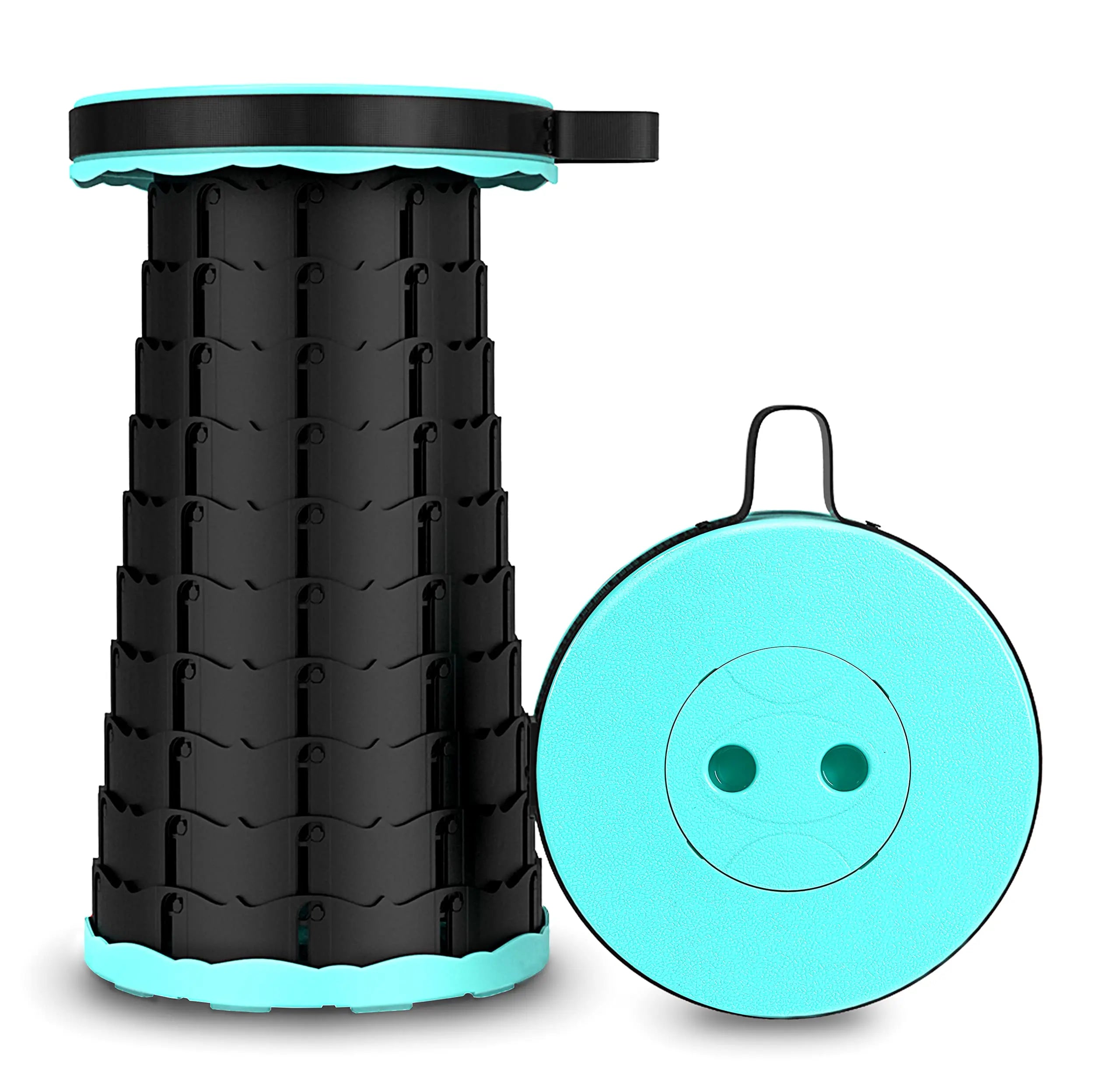 Portable Telescoping Stool Camping Hiking Tours BBQ Adjustable Plastic OEM 400lbs Max Load Modern Retractable Outdoor Usage