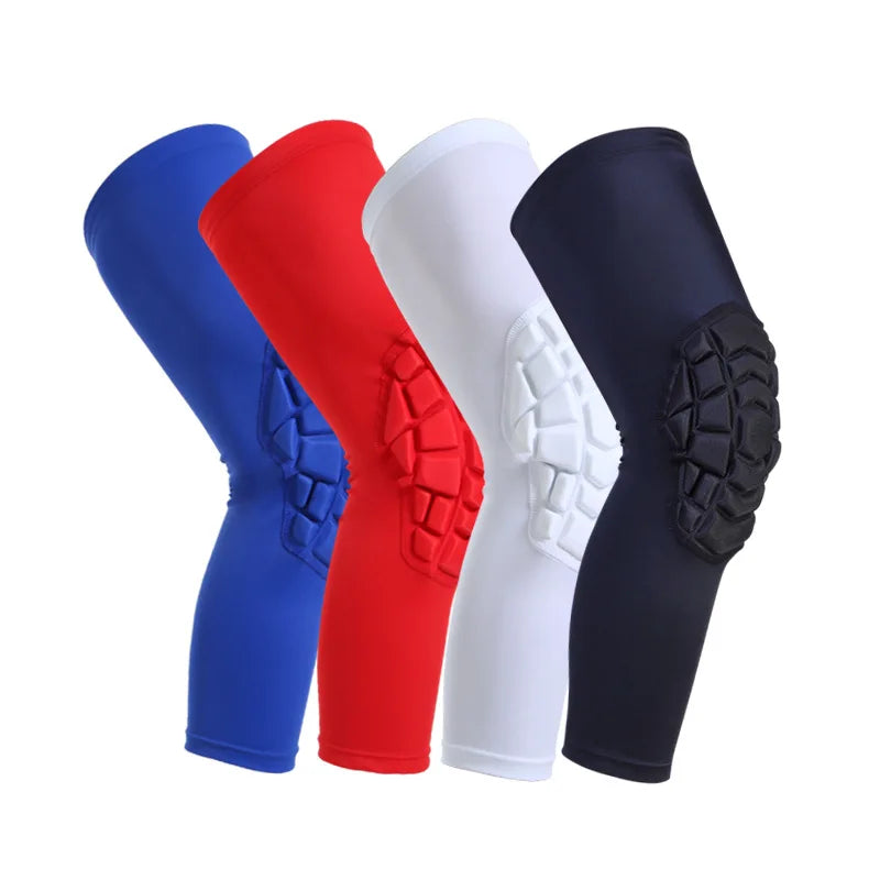 High Quality Nonslip Honeycomb Knee Sleeves Compression EVA Padded Knee Brace for Sports