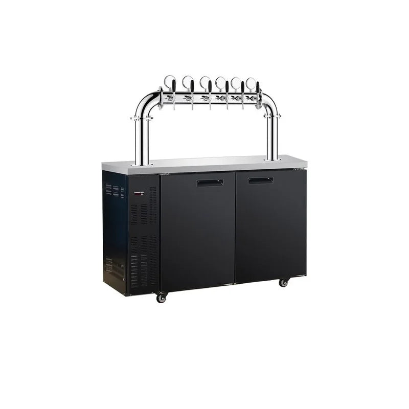 Factory OEM Wholesale Commercial Air Cooling Beer Kegerator Cooler Stainless Steel Keg Dispenser Multi-nozzle Tower