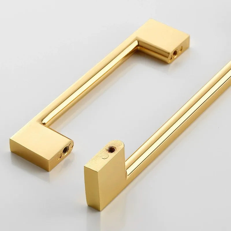 Modern American Style Kitchen Cabinet Handles Aluminum Alloy Cupboard Door Pulls Drawer Knobs Fashion Furniture Handle Hardware