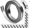 12 Pack Custom 5/8 1-1/16 Inch Adjustable Gear Drive Hose Clamps Stainless Steel 304 Heavy Duty Hose Clamp