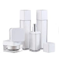 Luxury Acrylic Cosmetic Bottle 50ml 100ml Spray Bottle Set Square Acrylic Packaging Empty Bottle