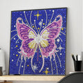 5D Diamond Painting Kits Animal Abstract Butterfly Special Shaped Diamond AB Crystal Mosaic Picture 30x30CM DIY Gift Wall Decor