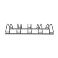 Customized Outdoor Metal Bicycle Rack Garage Public Bike Stand Street Roadside Overdrive Bike Parking Rack for Public