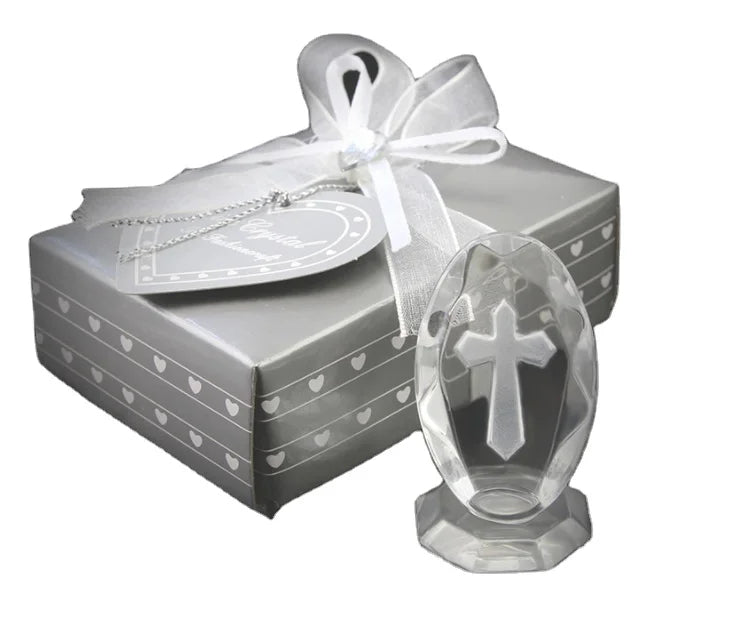 Handicrafts Creative Gift Wedding Gifts and Souvenirs Customizable Crystal Cross Ornament for Home Decoration