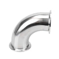 19mm-102mm 90 Degree Stainless Steel 304 Bend Pipe Flange connection Elbow