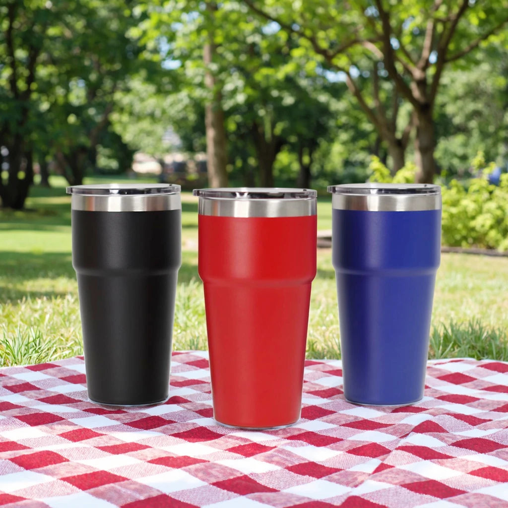 16oz 26oz Stackable Sublimation Double Wall Insulated Eco-Friendly 12-24hr Thermal Stainless Steel Coffee Tumbler Beer Pint Cup