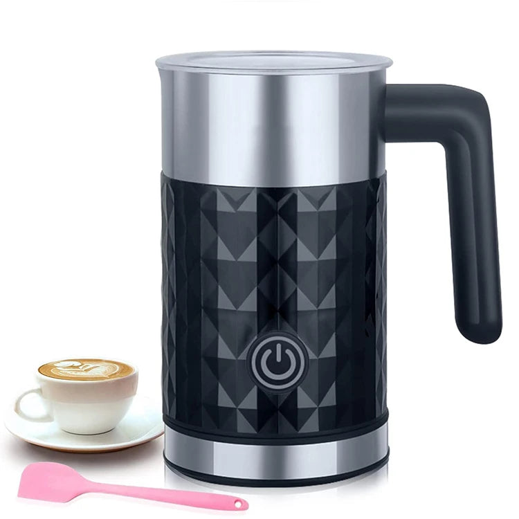 250ml Electric Milk Frother and Steamer Hot and Cold Froth Function Automatic Cappuccino Foam Maker