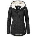 Women Winter Thicken Warm Coat Female Autumn Hooded Plus Size Basic Jacket Outerwear Slim Long Ladies Chaqueta