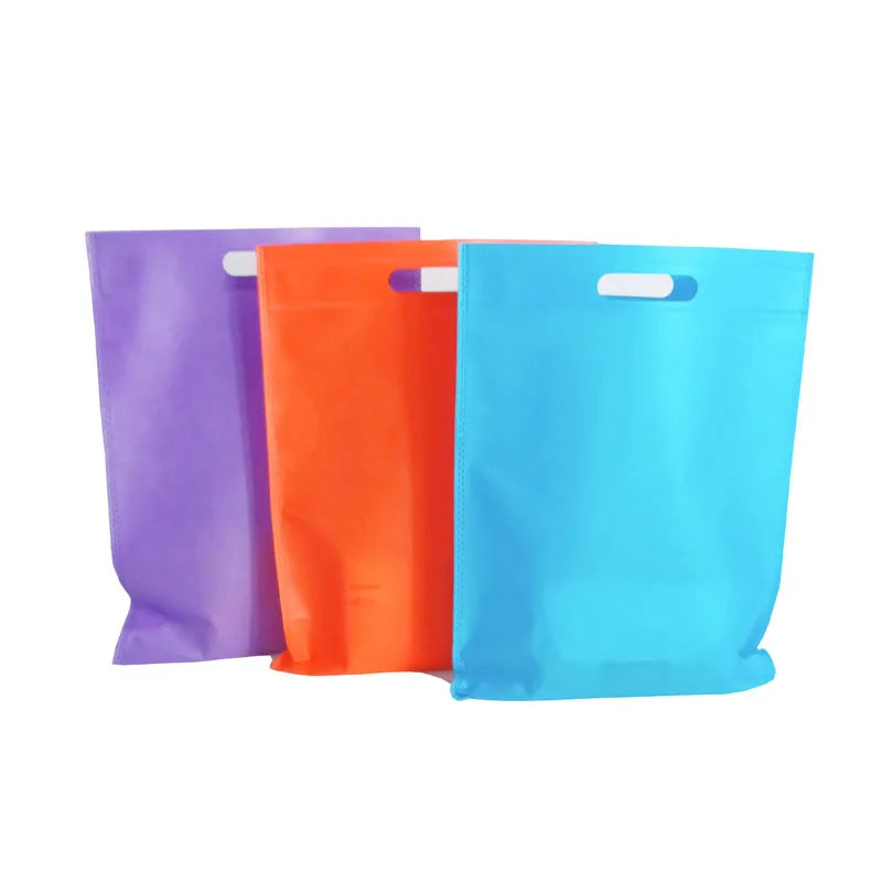 New Design D-cut Non Woven Fabric Shopping Bag in China Nonwoven Factories
