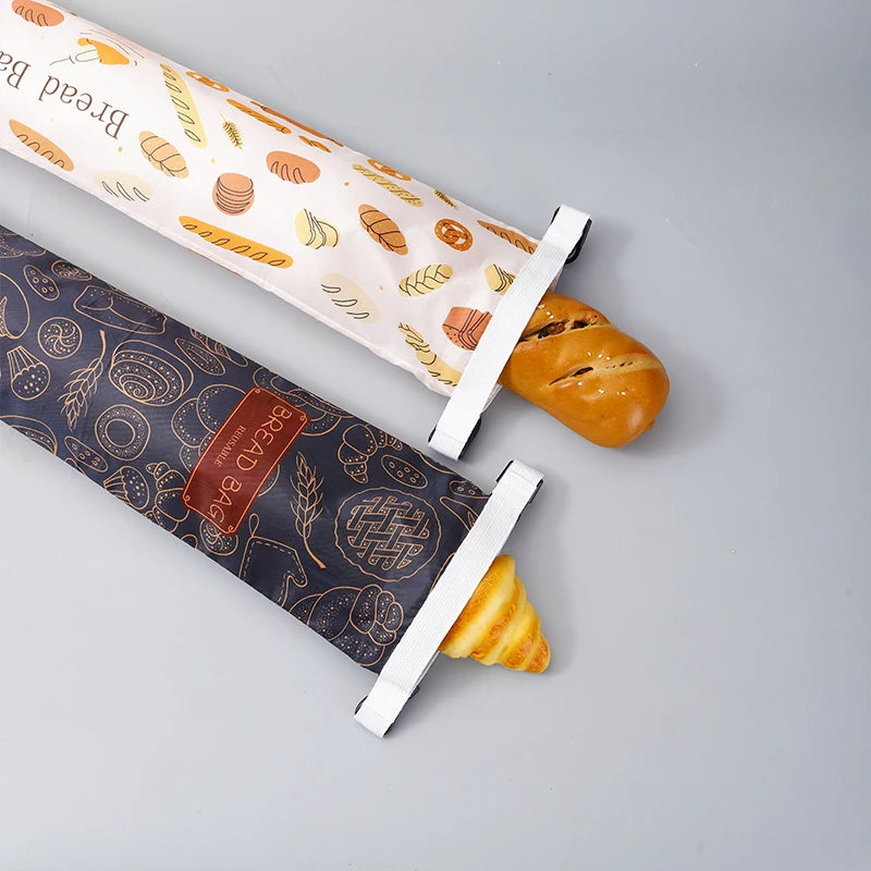 Organic Cotton Canvas Bread Bag Eco-Friendly Reusable Folding Style Wholesale for Bread Storage