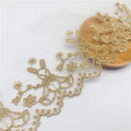 Gold Thread Lace Skirt Wedding Accessories Lace Mesh Large Rabbit Garment Accessories Mesh Lace