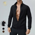 Wholesale Gym High Quality Oversized Polyester Zipper Custom Fashion Printed Waterproof Outdoor Running Sport Jacket for Men