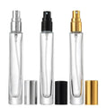 Thick Bottom 10ml Clear Round  Refillable Perfume Glass Spray Atomizer Bottle Wholesale