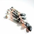 Huiying Hottest Selling Facial Care Lift Tool Double Head Picasso Jasper facial slimming beauty handmade Gem Roller