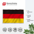 3x5ft Large Good Quality 100% Polyester Manufacturer Wholesale Outdoor Germany Flag National Flag
