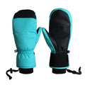 Moon Wholesale Custom Child Winter Warm Ski Gloves Durable Polyester Full Finger Anti-Slip Wear-Resistant Features Snowboarding