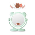 New Three Bears Table Mirror Cartoon Animal Table Mirror Plastic Cosmetic Tools Cartoon Double-sided Mirror