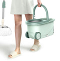 New Design Squeeze Hand Free Mop Bucket With Stainless Steel Stretchable Handle Wet Dry Floor Cleaning 360 Rotatable Heads