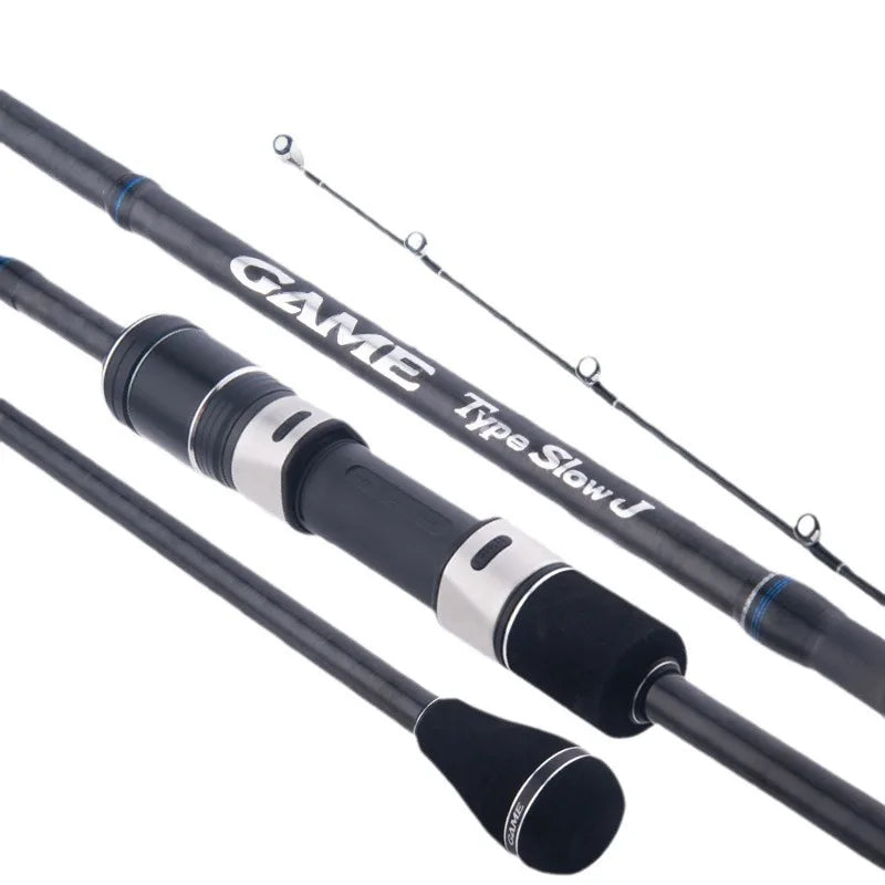Carbon Casting Fishing Rod for Casting Jigging Rod 1.7m Hard Power Boat Pitch Fish Sea Slow Jigging Rods MegaBDM