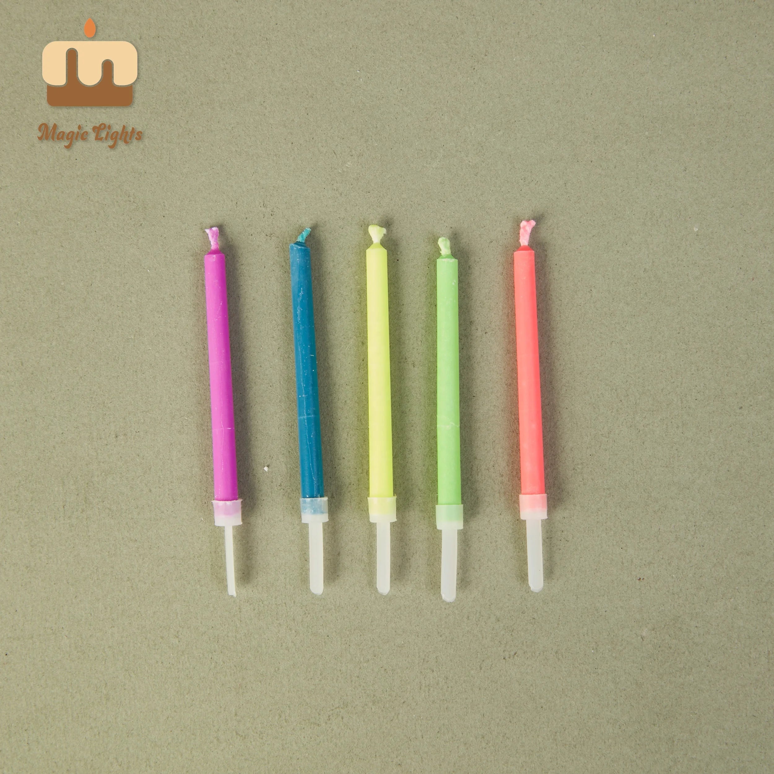 Color Flame Party Candle with 100% Cotton Wick for Birthday Wedding Home Decoration Bars & New Year Celebrations