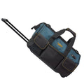 Hot Sale Carpenter Plumber Trolley Durable Storage Tools Bag Toolkit Electrician Wheels Tool Bag Hard Bottom