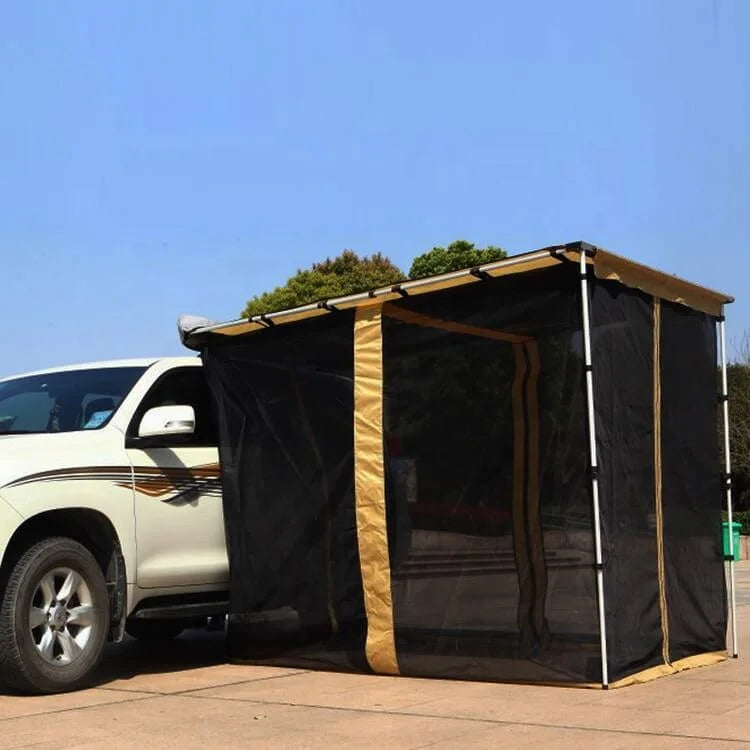 Caravan Awning Tent for Car Roof & off Road Use Four-Season Nylon Double Layer Waterproof Mosquito Tent with Annex