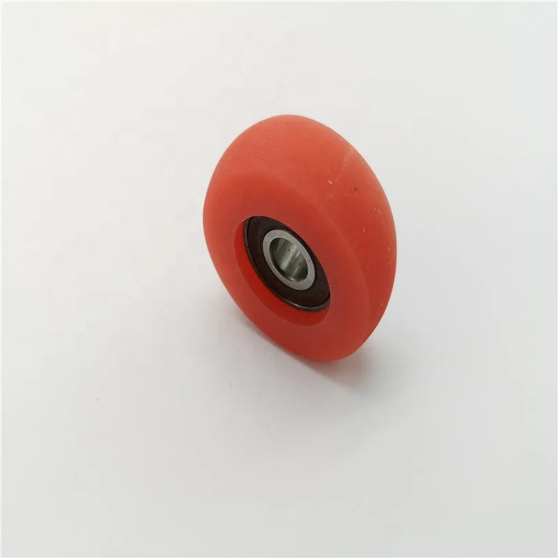 Roland Printer Spare Parts PU Cladding Bearing Rubber Press Paper Wheel 45*15*9MM